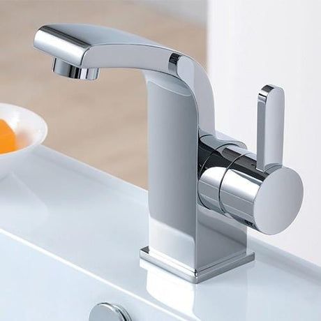 Flova Cloakroom Tap Flova Essence Cloakroom Basin Mixer Tap with Clicker Waste in Diamond Chrome