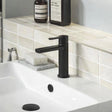 Aquarius Bathrooms Mono Basin Tap Aquarius Evolution Mono Basin Mixer Tap in Matt Black