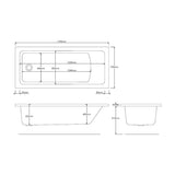 Roca Single Ended Bath Roca The Gap Single Ended Acrylic Bath