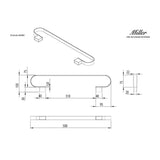 Miller Towel Rails and Rings Miller Orlando Towel Rail