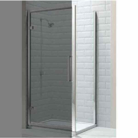 Merlyn Wetroom Panel 1000mm Merlyn Series 8 Side Panel in Chrome