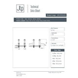 JTP Pillar Basin Tap JTP Grosvenor Cross Long Nose Basin Pillar Taps (Pair)