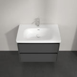 Villeroy & Boch Wall Mounted Vanity Unit Villeroy & Boch Skyla Wall Mounted 800mm Two Drawer Vanity Unit with Basin