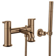 Flova Bath Shower Mixer Brushed Bronze Flova Moonlight 2 Hole Bath Shower Mixer with Shower Kit