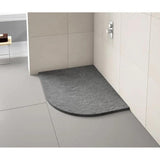 Merlyn Offset Quadrant Shower Tray Fossil Grey / 1000 x 800 Right Hand Merlyn Truestone Offset Quadrant Shower Tray