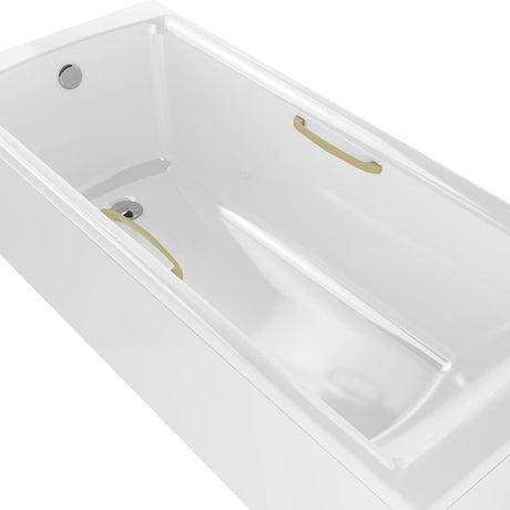 UK Bathroom Store Matt Cappuccino Eastbrook Rockall Twin Hand Grips