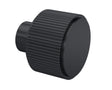 Aquarius Bathrooms Furniture Handle Matt Black / Fluted Round Knob Aquarius Leighton Furniture Handle