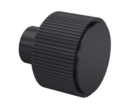 Aquarius Bathrooms Furniture Handle Matt Black / Fluted Round Knob Aquarius Leighton Furniture Handle