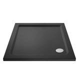 Aquarius Square Shower Tray 1000x1000mm Aquarius Urbano Square 45mm Stone Resin Shower Tray in Slate Grey
