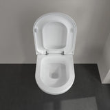 Villeroy & Boch Wall Hung Toilet Villeroy & Boch Hommage Traditional Wall Hung Toilet with Seat