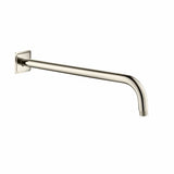 JTP Fixed Shower Arm Nickel JTP Grosvenor Wall Mounted 400mm Shower Arm