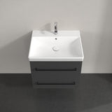 Villeroy & Boch Wall Mounted Vanity Unit Villeroy & Boch Avento Wall Hung Vanity Unit 580mm Two Drawers with Basin