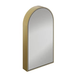 hib. Mirrored Cabinet Brushed Brass / 500 x 900mm hib. Romana Arch LED Illuminated Mirror Cabinet