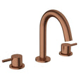 Crosswater 3 Tap Hole Basin Set Brushed Bronze Crosswater MPRO 3 Hole Basin Mixer Tap