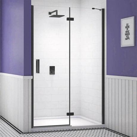 Merlyn Ionic Essence Frameless Hinged Shower Door and Inline Panel
