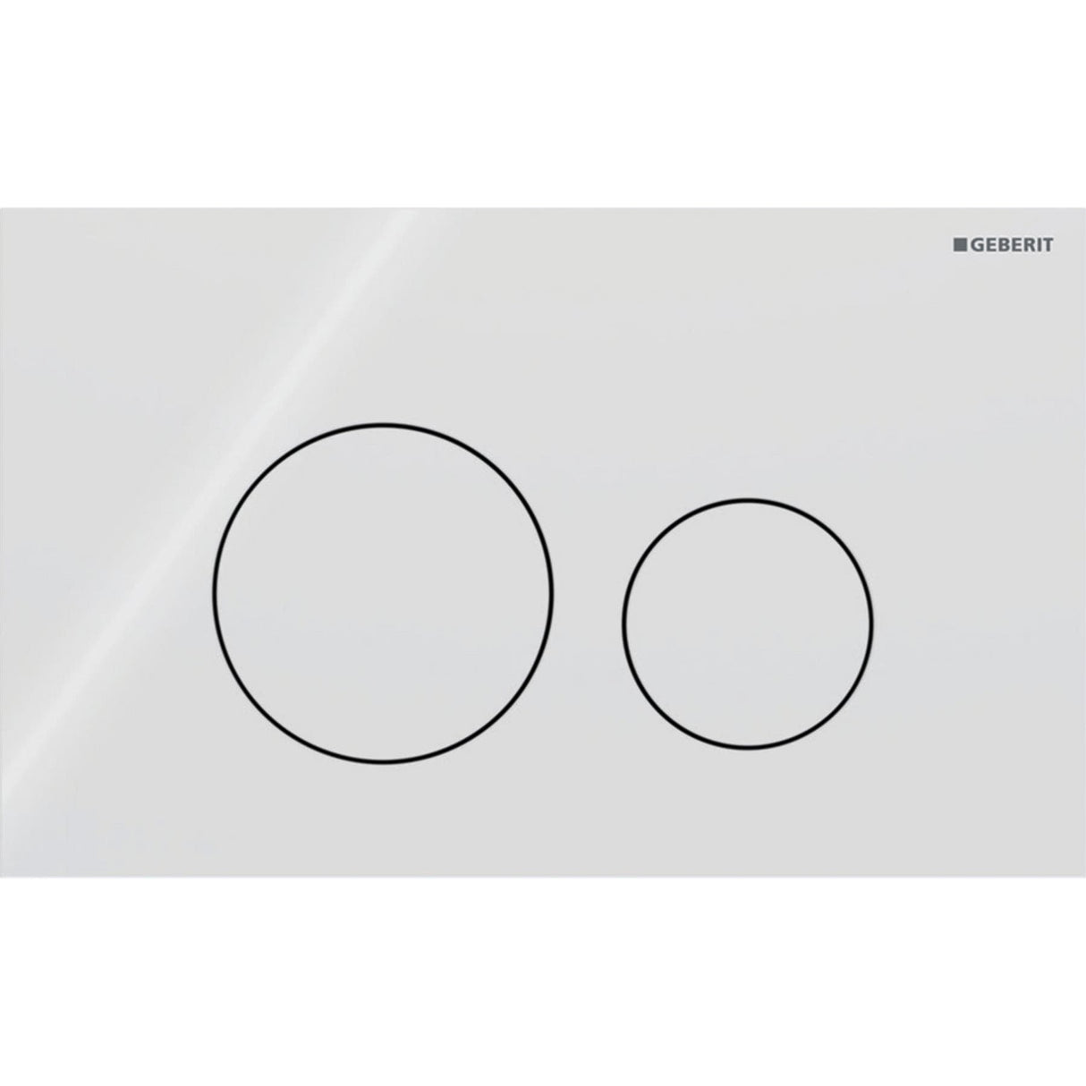 Geberit Flush Plate White Glass Geberit Sigma Round Glass Flush Plate