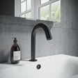 Crosswater Infrared Tap Matt Black Crosswater MPRO Sensor Basin Deck Mounted Spout
