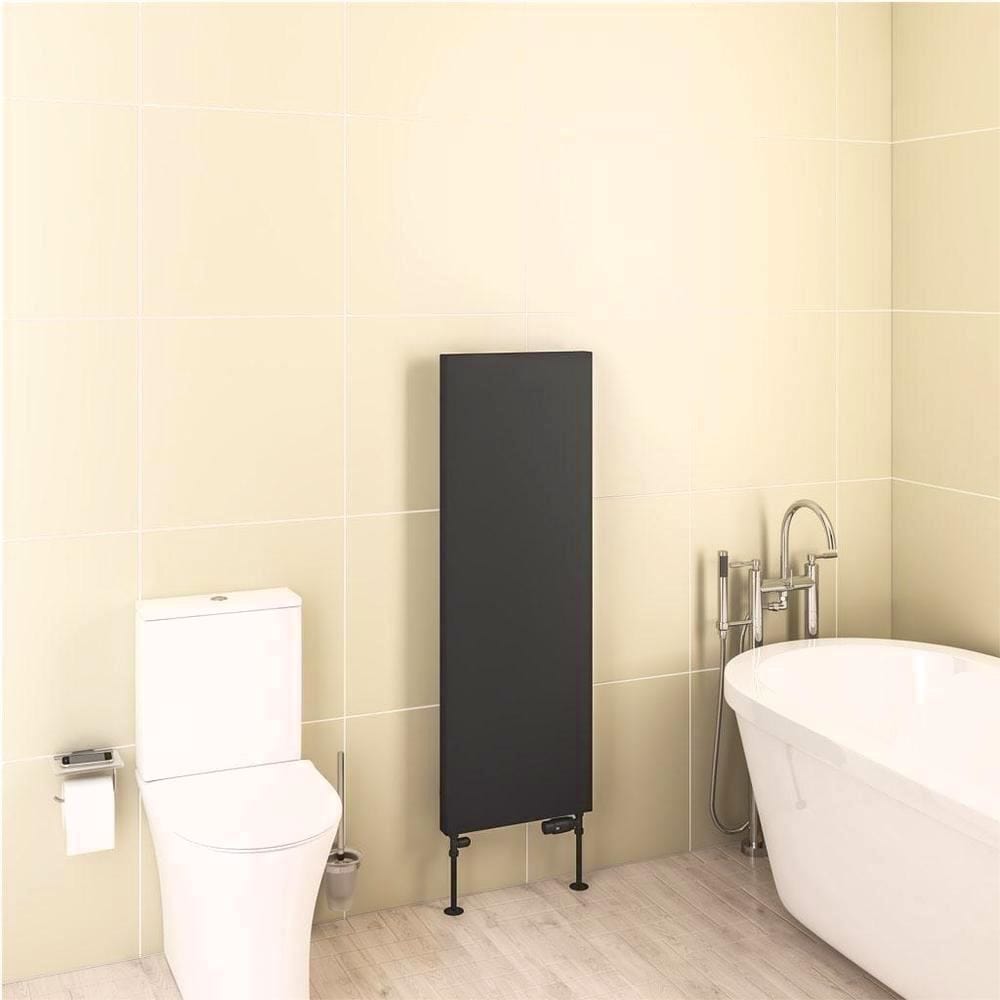 Eastbrook Flat Panel Radiator 1200 x 410 / Electric Only Eastbrook Wingrave Flat Panel Radiator In Matt Black