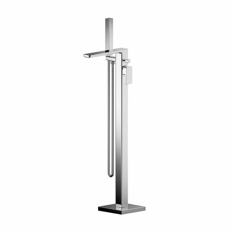 Aquarius Bathrooms Freestanding Bath Filler Aquarius Tetra Freestanding Bath Mixer Tap with Pencil Shower Handset