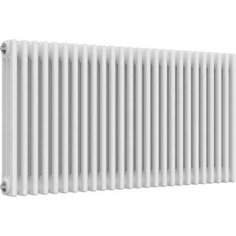 Aquarius Bathrooms Column Radiator 600mm x 1190mm Aquarius Foundry Horizontal 3 Column Radiator in White