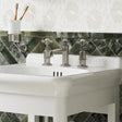 Burlington 3 Tap Hole Basin Set Brushed Nickel Burlington Guild 3 Hole Basin Mixer Tap