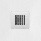 Aquarius Bathrooms Matt White Aquarius Honiston Colour Matched Shower Waste Grid