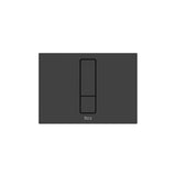 Roca Flush Plate Matt Black Roca Duplo-S PS4 Flush Plate