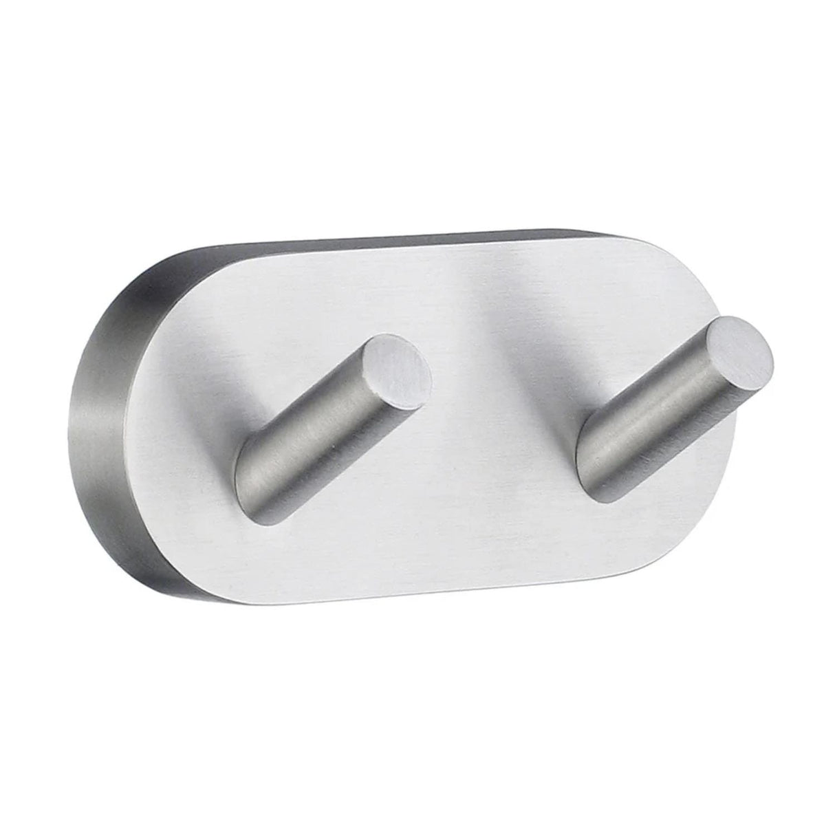 Smedbo Robe Hook Brushed Chrome Smedbo Home Double Towel Hook