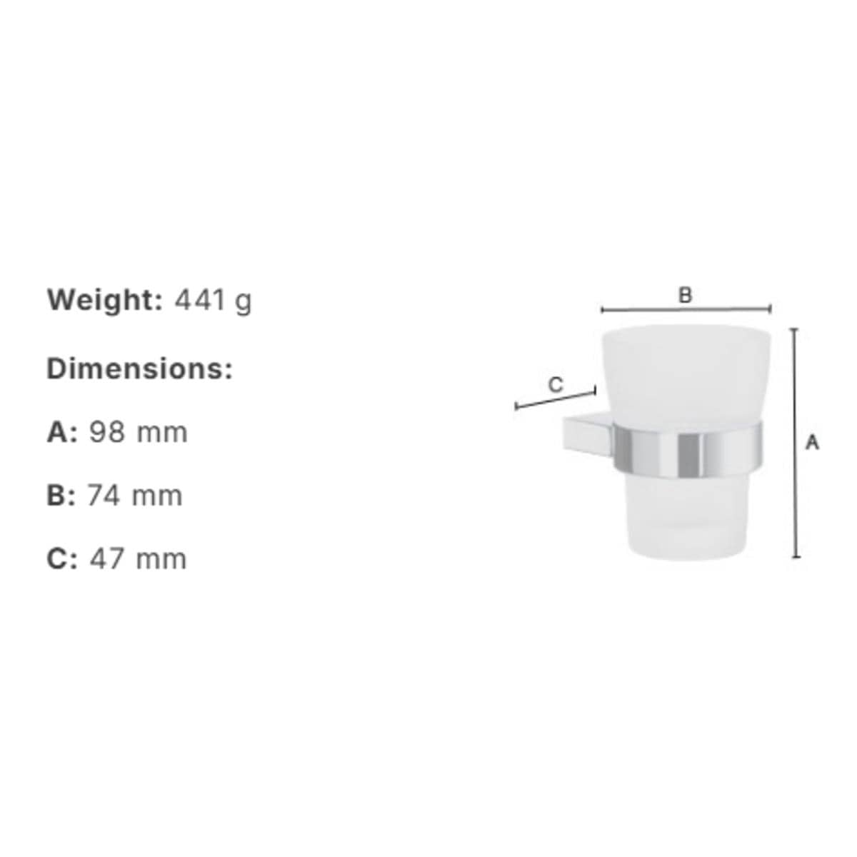 Smedbo Toothbrush Holder Smedbo Air Tumbler with Holder