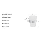 Smedbo Toothbrush Holder Smedbo Air Tumbler with Holder