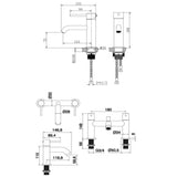 Aquarius Bathrooms Bath Shower Mixer Aquarius RF-Series Complete Bath and Basin Brassware Pack with Basin Tap, Bath and Shower Mixer and Wastes