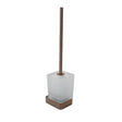 JTP Toilet Roll Holder Brushed Bronze JTP HIX Toilet Brush and Holder