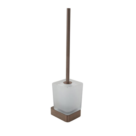 JTP Toilet Roll Holder Brushed Bronze JTP HIX Toilet Brush and Holder