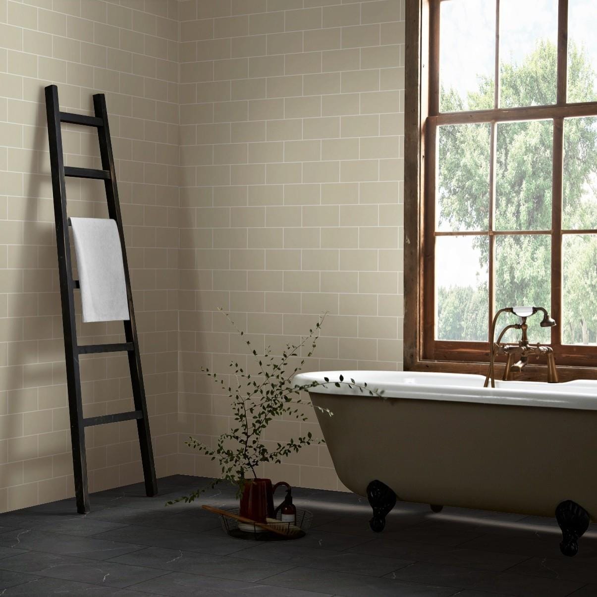 Multipanel Click Flooring Multipanel Click Drop 1.64M² Interlocking Vinyl Floor Tiles with Grout Edge - Salerno