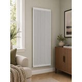 Aquarius Bathrooms Column Radiator 1500 x 515mm Aquarius Foundry Vertical 2 Column Radiator in White