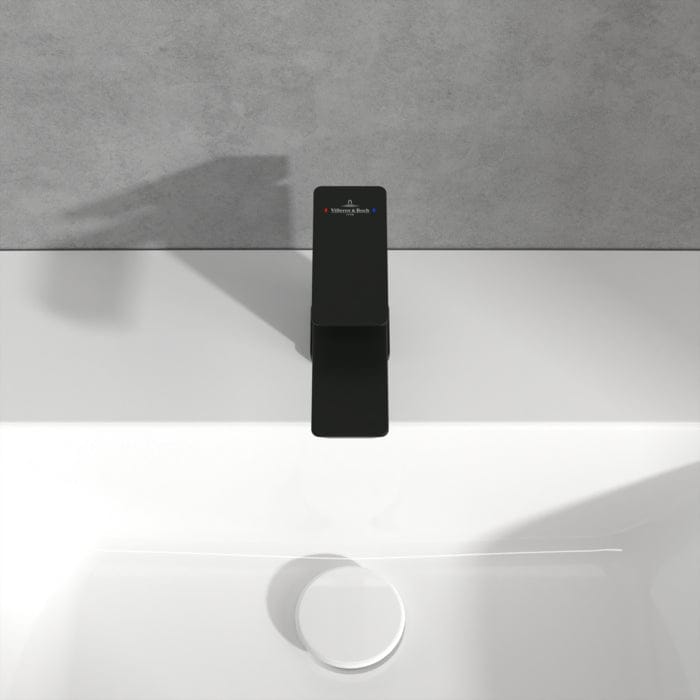 Villeroy & Boch Cloakroom Tap Villeroy & Boch Subway 3.0 Mini Basin Mixer Tap with Pop-Up Waste in Matt Black