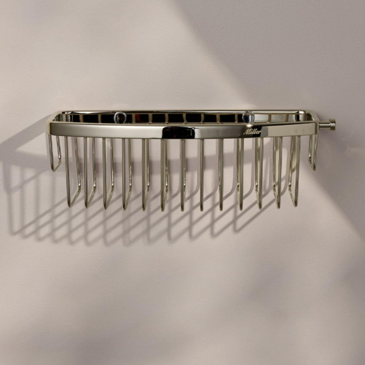Miller Signature D-Shaped Wire Shower Basket