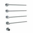 JTP Designer Towel Rail Chrome JTP Onyx Electric Designer Towel Radiator