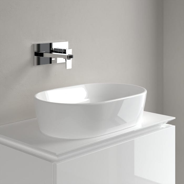 Villeroy & Boch Countertop Basin Villeroy & Boch Architectura Oval 600mm Countertop Basin (with Overflow) in Alpin White