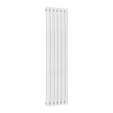 Reina Panel Radiator 1500 x 354mm / White Reina Neva Vertical Single Panel Central Heating Radiator