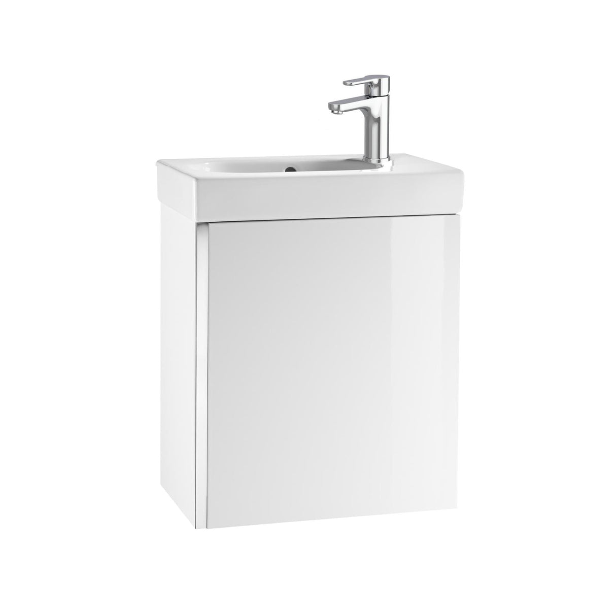 Roca Cloakroom Vanity Unit Roca Mini 450mm Wall Mounted Cloakroom Vanity Unit with Basin