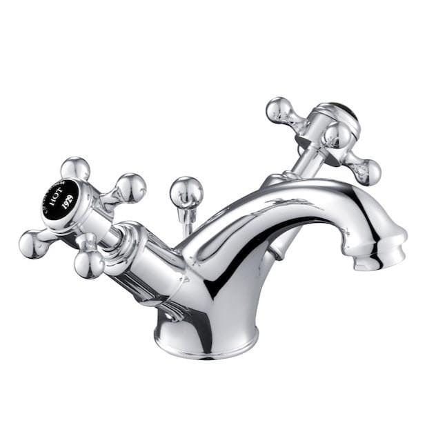 JTP Mono Basin Tap JTP Grosvenor Cross Mono Basin Mixer Tap with Pop Up Waste