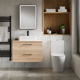 Aquarius Bathrooms Close Coupled Toilet Aquarius Metric Rimless Open Back Close Coupled Toilet with Soft Close Seat