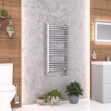 Eastbrook Wendover Straight Heated Towel Rail in Chrome