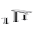 Flova 3 Tap Hole Bath Set Flova Spring 3 Hole Deck Mounted Bath Filler Tap in Diamond Chrome