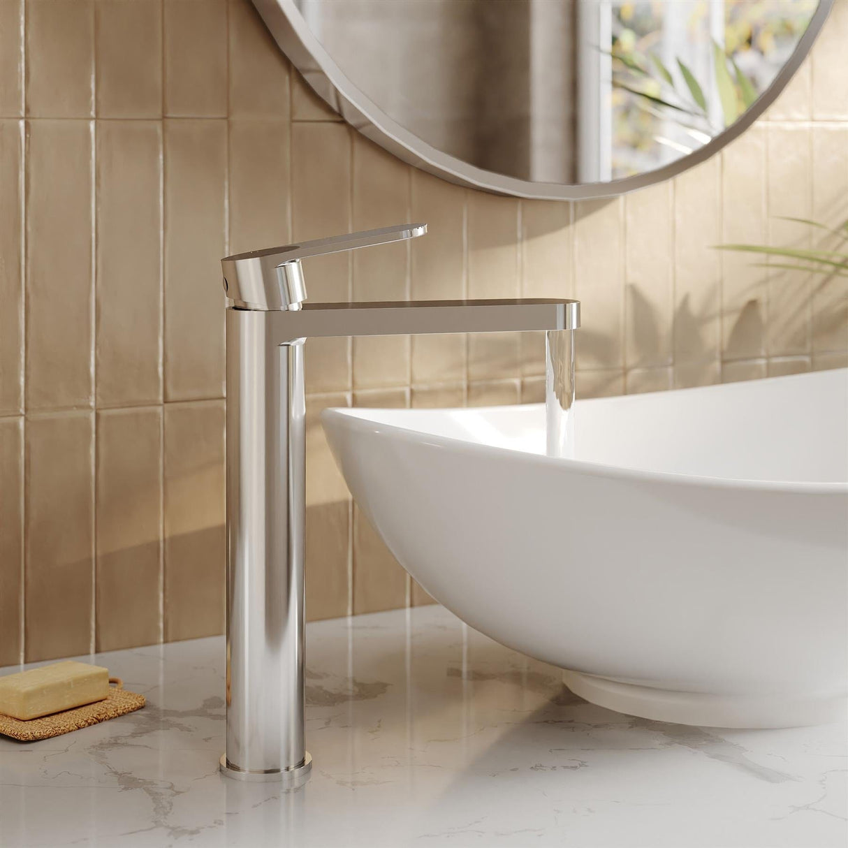 Aquarius Bathrooms Tall Basin Tap Aquarius Deco Tall Mono Basin Mixer