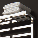 Reina Designer Towel Radiator Reina Elvina Heated Towel Rail  - Central Heating - Chrome
