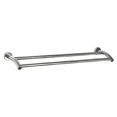 Miller Towel Rails and Rings Miller Bond Chrome Double Towel Rail in Chrome