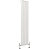 Aquarius Bathrooms Panel Radiator 1800 x 350mm / White Aquarius Flat Single Vertical Radiator