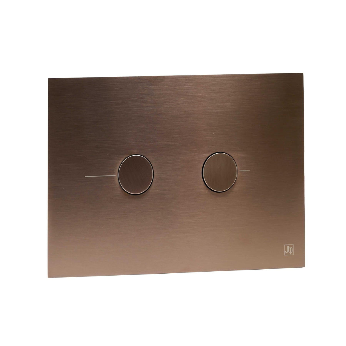 JTP Flush Plate Brushed Bronze JTP Metal Pneumatic Flush Plate